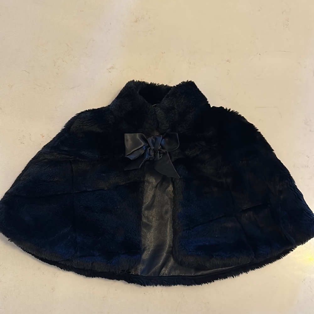 Toddler Faux Fur Dress Cover/Poncho